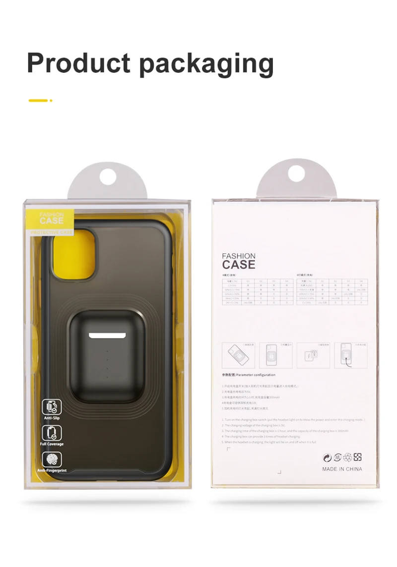 

for iPhone 11 Pro Max Magnetic Case with Earbuds Luxury Armor Hard Phone Shell for iPhone X XR XS MAX 7 8 Plus Airpods Case