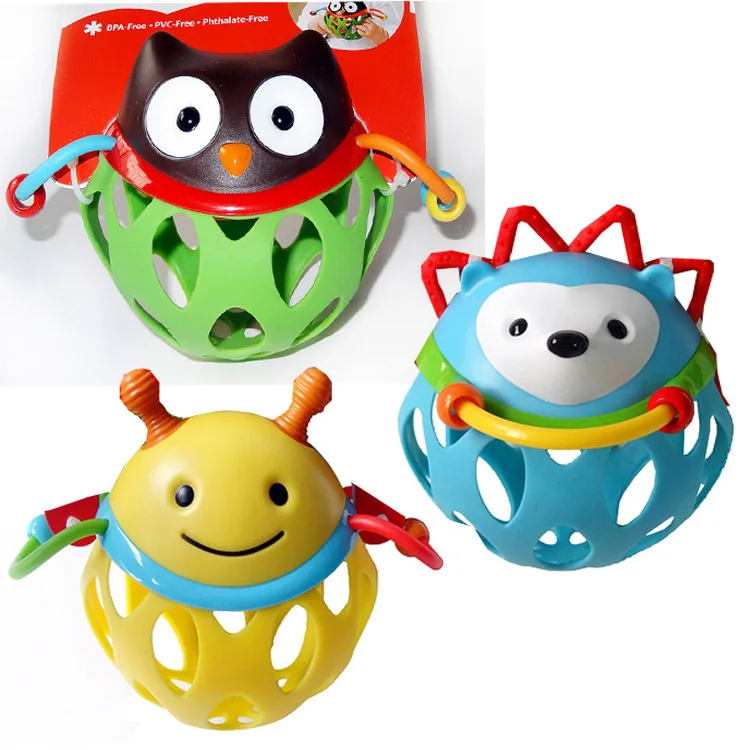 Детская ручная ловля мяч кольцо игрушки животное мягкий стоматологический клей