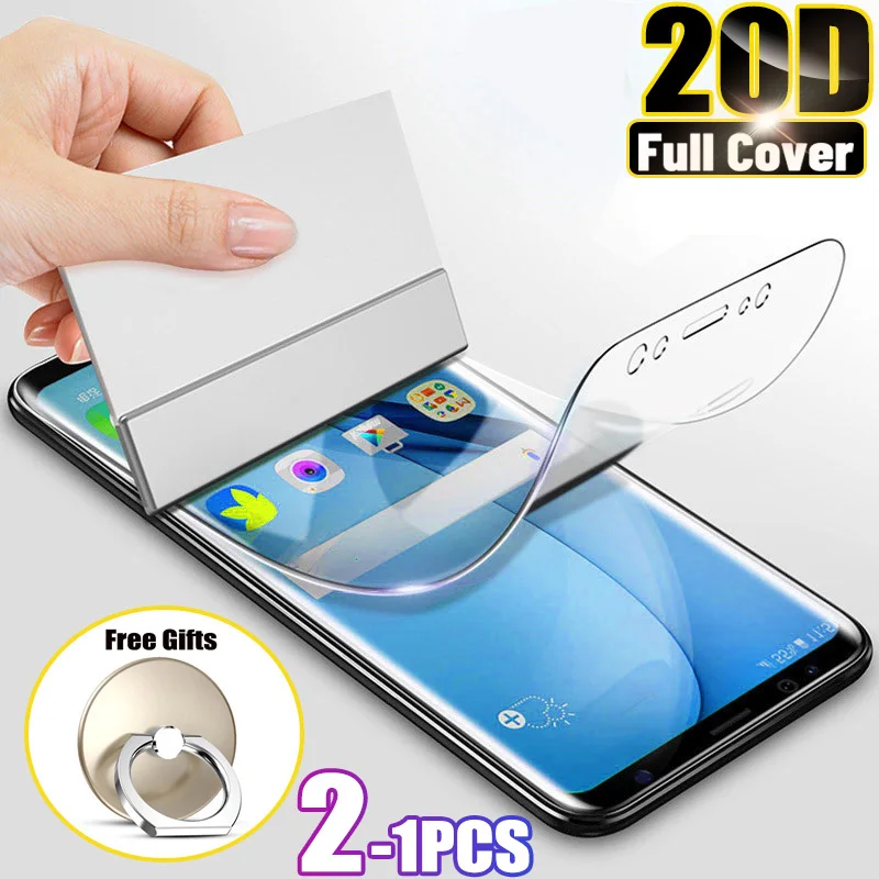 Гидрогелевая пленка 20D для Samsung Galaxy Note 10 Plus 20 Ultra 8 9 защиты экрана S20 S10 S9 S8 S10E