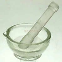 experiment equipment glass mortar 60mm chinese traditional medicine grinding bowl mortar mashing chemical instrument