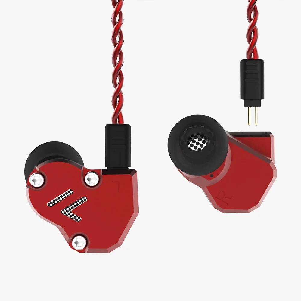 Гибридные наушники Revonext QT2s 2DD + 1BA Hi Fi DJ монитор спортивные для бега улучшенная