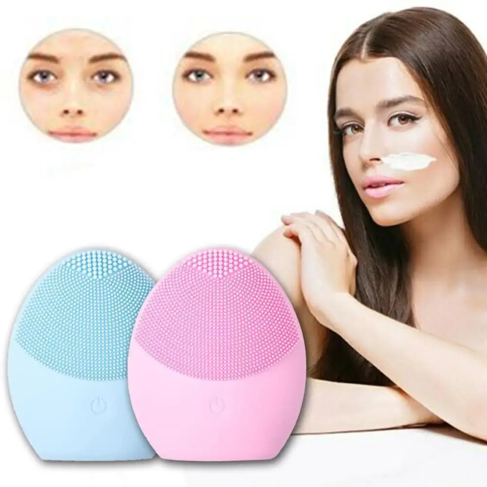 Глубокое очищение лица средство для мытья Электрический Очищающий Инструмент