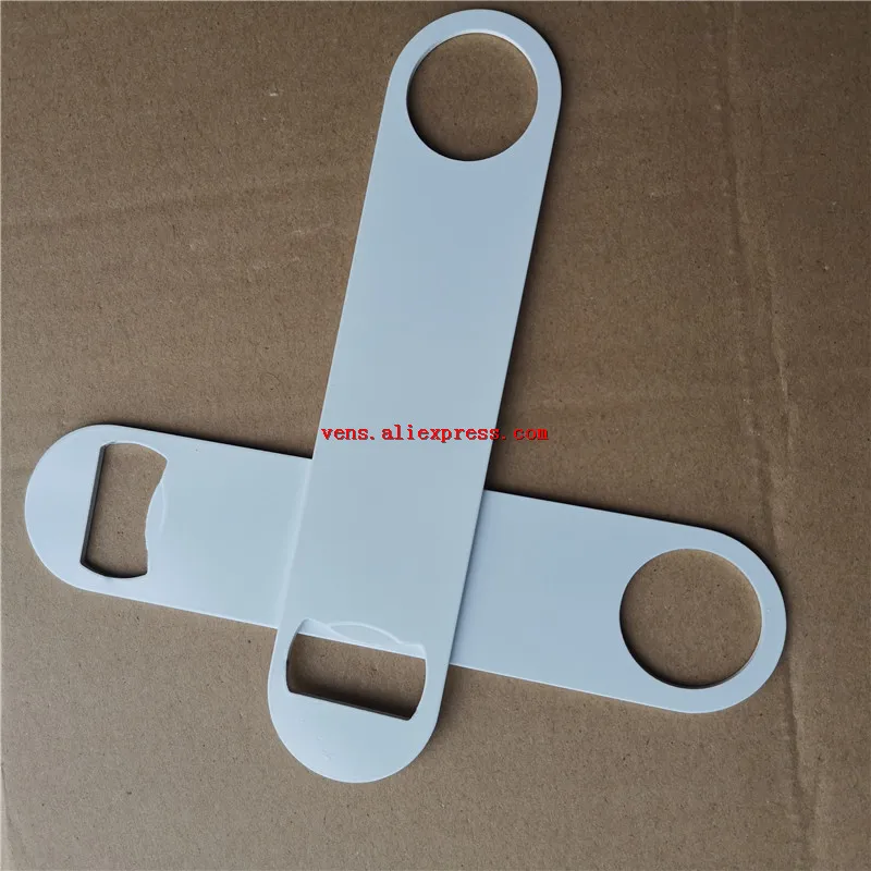 

sublimation blank white Bottle opener function consumables hot transfer printing blank custom consumables material 6pcs/lot