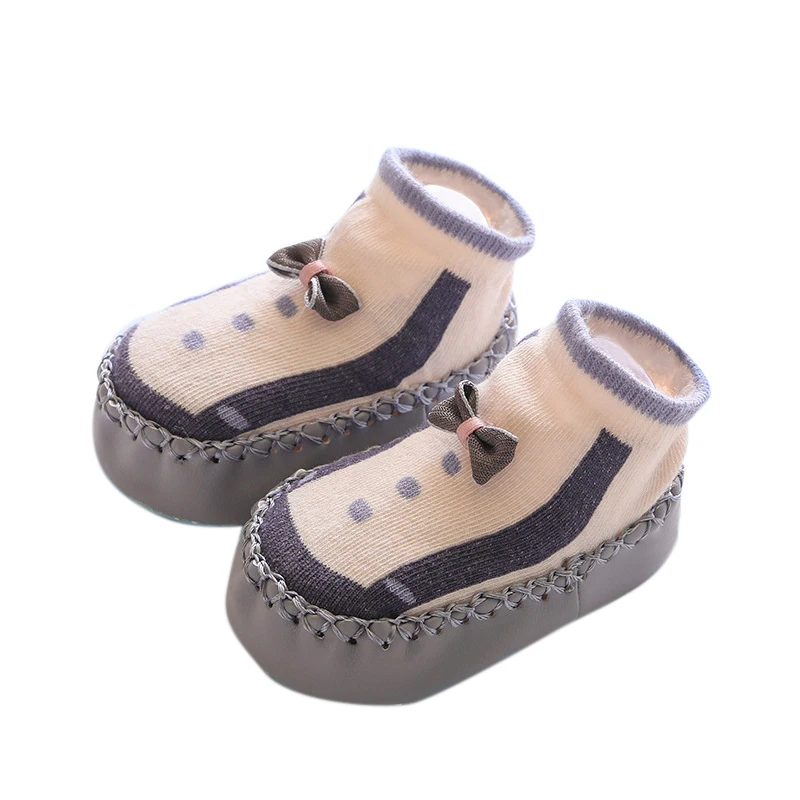 

1Pair Novely Newborn Baby Cartoon Soft Soled Sock Boys Girls Infant Toddler Anti-slip Floor Socks