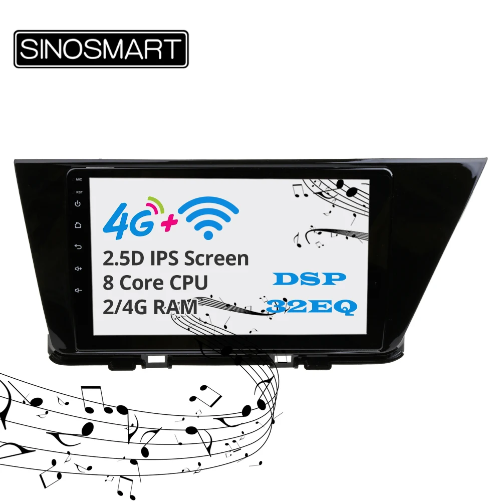 Автомагнитола Sinosmart 2DIN IPS/QLED 2.5D gps радио навигация для Kia Niro 2016 2019|Автомагнитолы| |