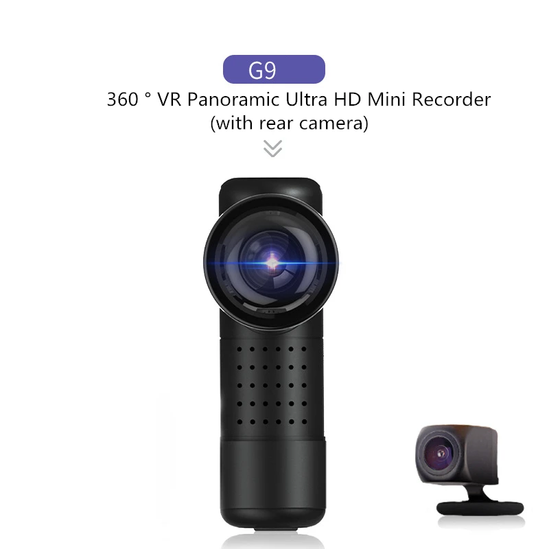 Dash Cam WI FI Видеорегистраторы для автомобилей 4K 2160P HD супер Ночное видение мини