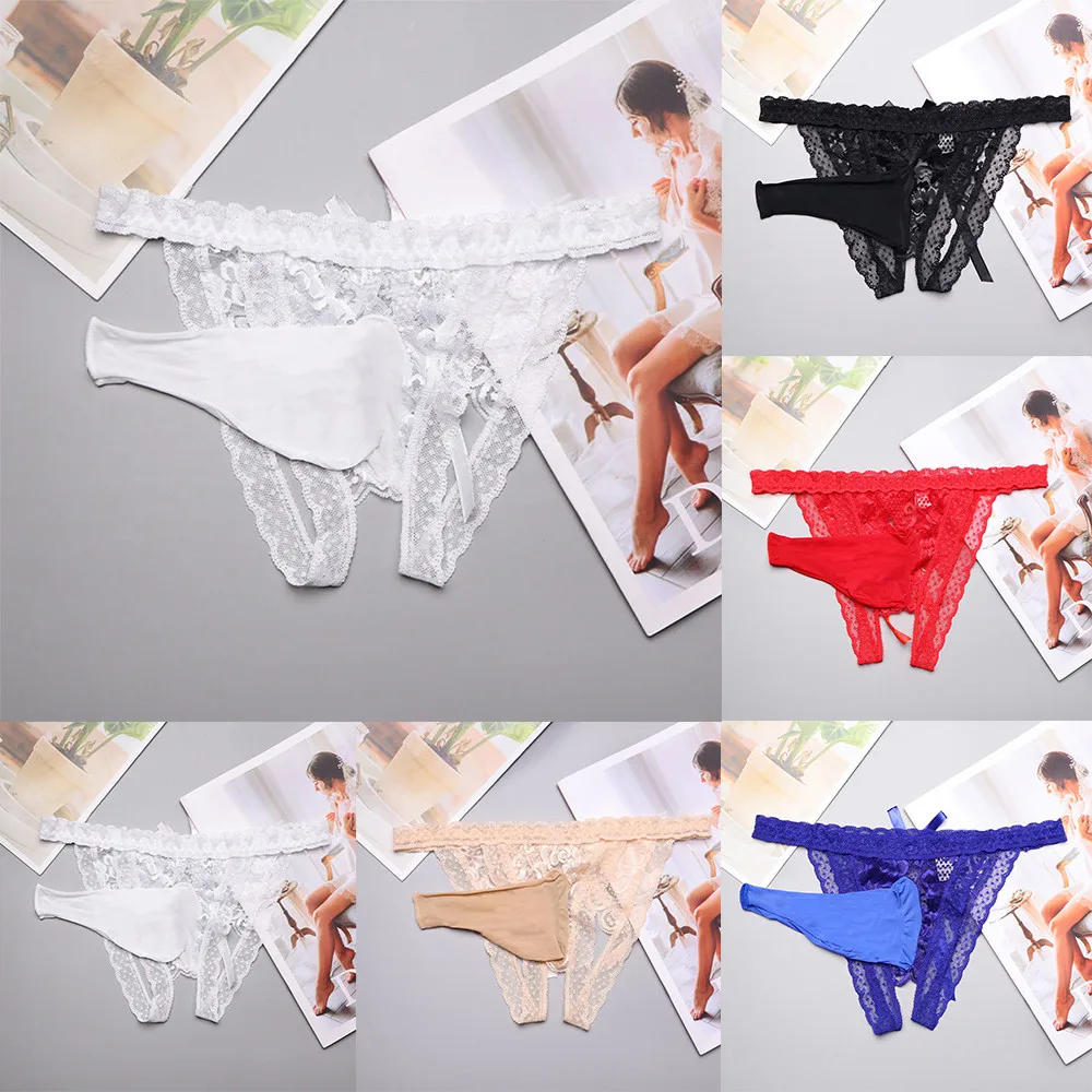 

Сексуальный мужской комплект Jj, кружевные прозрачные открытые ягодицы, ажурные трусики-стринги, стринги, сексуальные кружевные трусики, би...