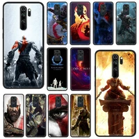 for xiaomi redmi note 9s 9 pro case soft phone cover 8 8t 10 7 9c 9a 9t 8a k40 shockproof 6 6a funda game god of war coque capa