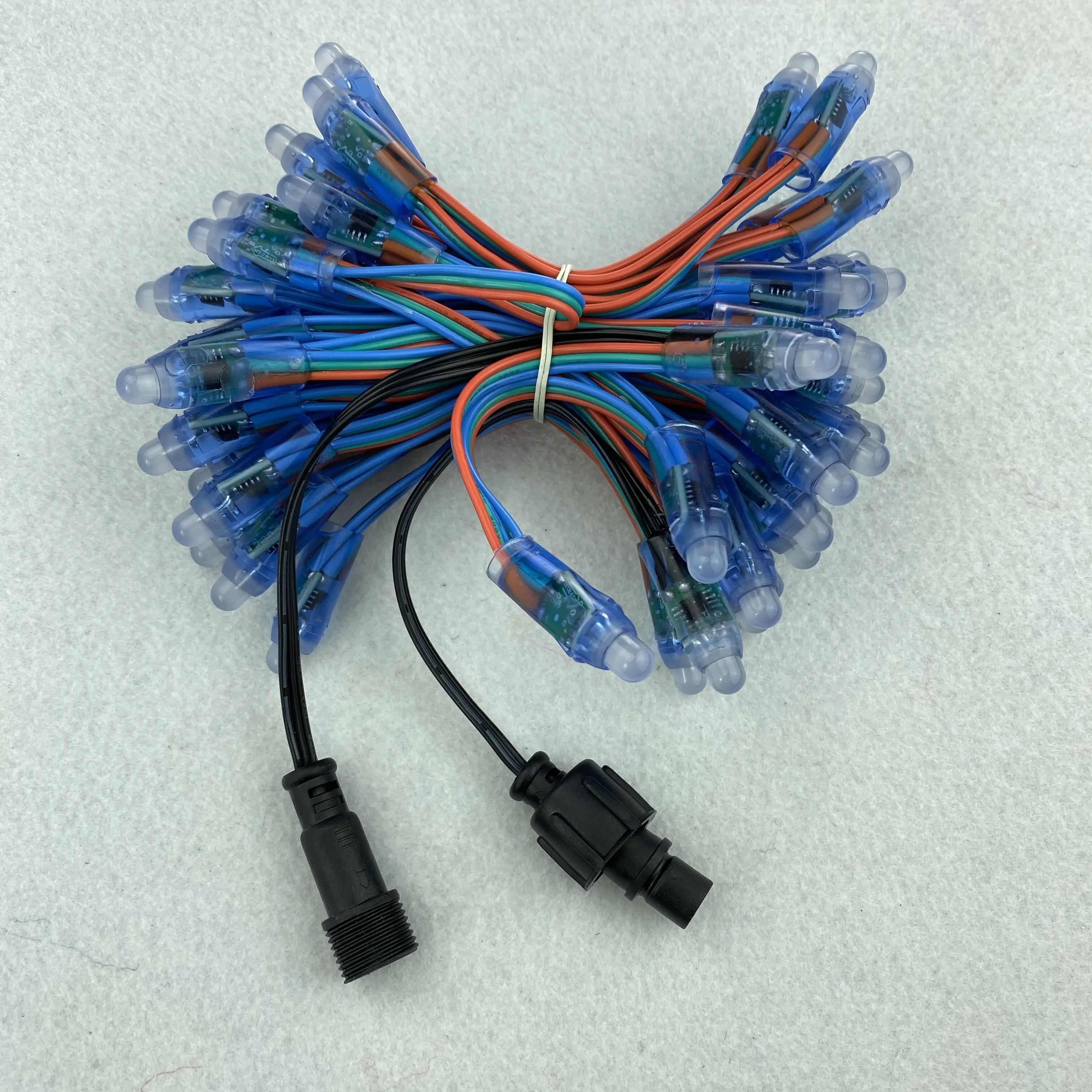 50 шт./компл. патронный Тип DC5V адресуемый 12 мм WS2811 RGB светодиодный умный пиксельный