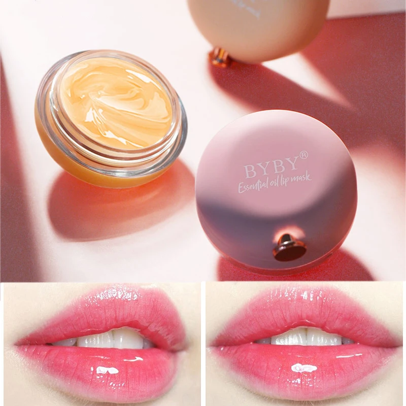 Увлажняющая маска для ухода за губами гладкая Осветляющая Маска губ бальзам
