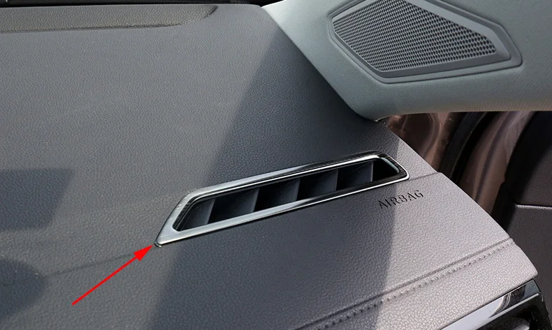 Для VW Jetta mk7 LHD приборная панель вентиляционное отверстие динамик накладка рамка отделка передняя вставка рамка окно