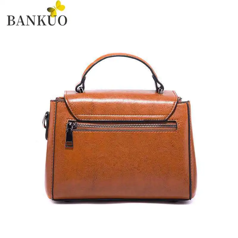 

BANKUO Purses and Handbags Luxury Designer High-quality PU Leather Women's Bag Ladies Vintage Handbag Classic Fashion Z70