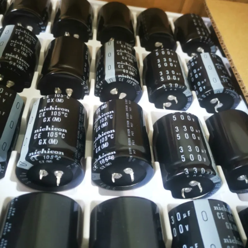 Новый оригинальный электролитический конденсатор NICHICON GX 500V330UF 35x45 мм 330 мкФ/500v CE 105