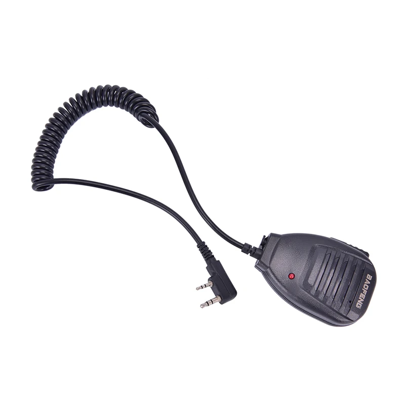 100 original baofeng walkie talkie 50km microphone speaker for baofeng uv 5r bf 888s midland radio communication accessories free global shipping