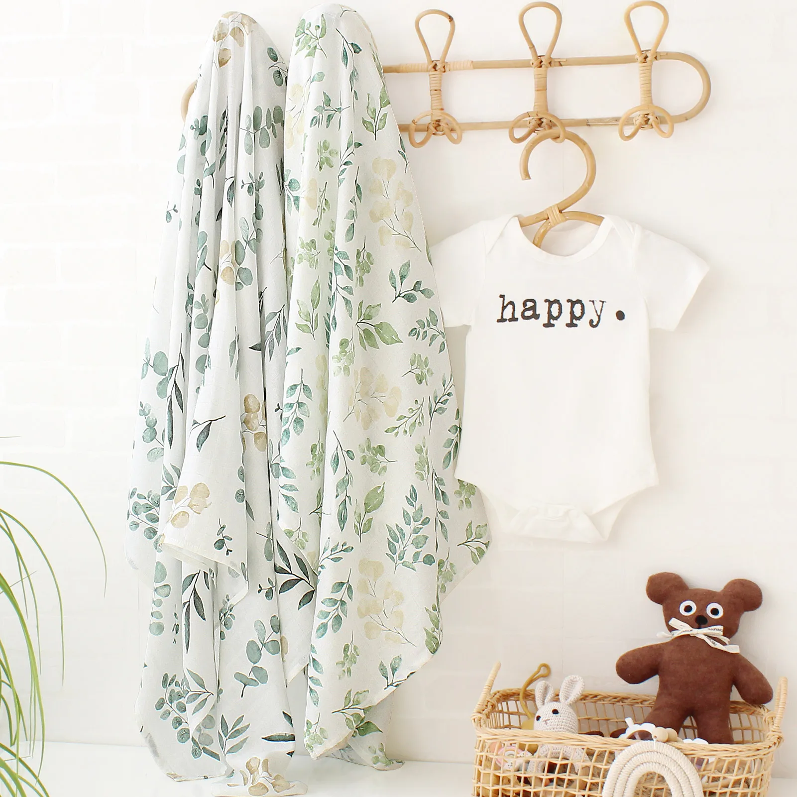 Бамбуковое муслиновое одеяло хлопковое детское банное полотенце для