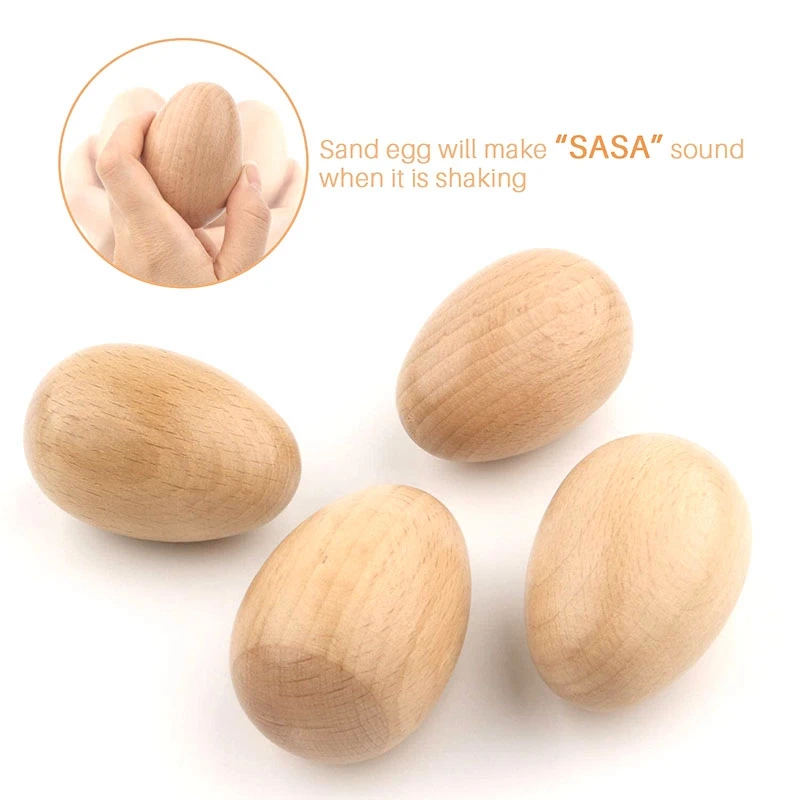 

FBIL-12 Pcs Wood Hand Percussion Shakers Musical Percussion Instruments for Kids,Egg Shakers,Musical Rhythm Sticks,Castanets