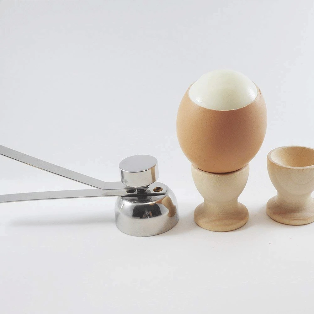 

SALEEgg Shell Opener Stainless Steel Cracker Easter For Removing Raw Soft Or Hard Boiled Egg Shells Premium Kitchen Tool