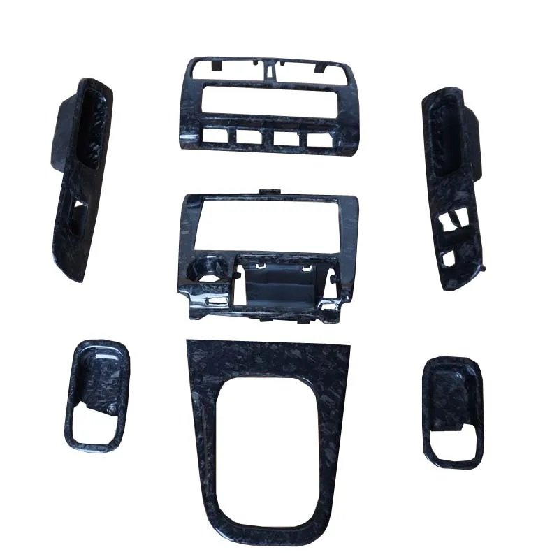 For 1989-1994 Silver 200SX 240SX S14 S14A Silvia Zenki Kouki LHD Interior Replacement Kit 7pcs Forged Carbon Fiber |