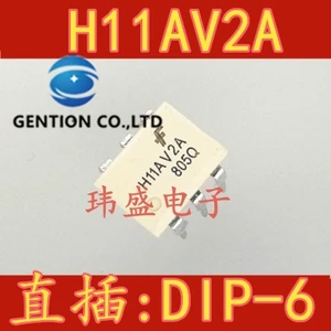 10PCS H11AV2 H11AV2A DIP-6 decoupling H11AV2M photoelectric coupler/light in stock 100% new and original