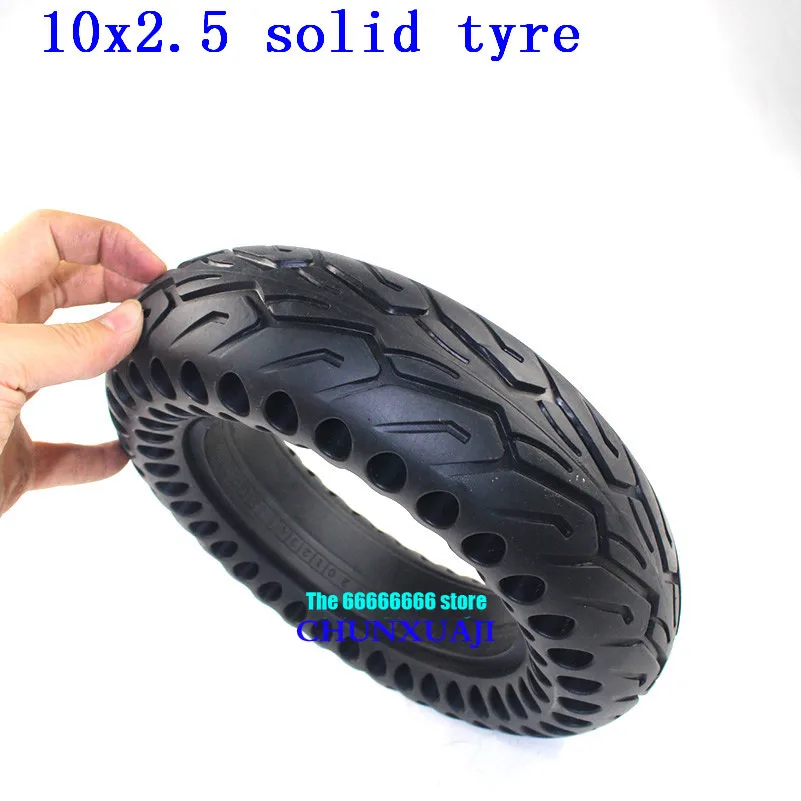 10 inch10x2.50 10x2 25 сотовые твердые шины подходит для электрического скутера