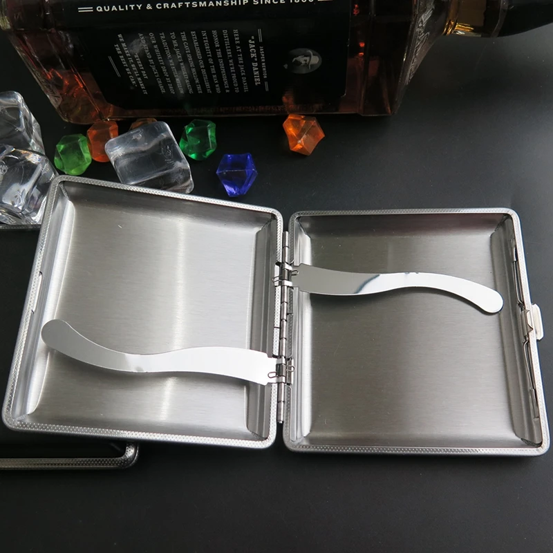 Кожаный чехол для сигарет 20 шт. Мужской подарочный высокое качество деловой