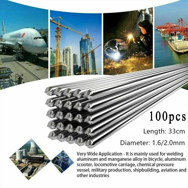 100 * серебро 1 6/2 0 мм плавкий алюминий легко расплава припоя флюс корд провода