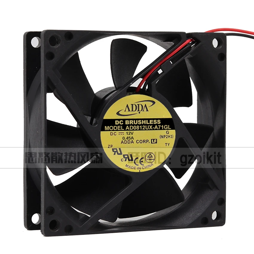 New original AD0812UX-A71GL 8CM 8025 DC12V 0.45A axial fan gale volume computer case | Компьютеры и офис