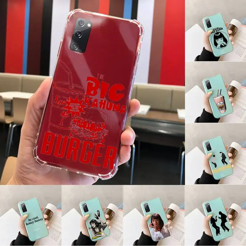 

movie ever made Pulp Fiction Phone Case Transparent For Samsung S 10 9 20 11 7 8 21 6 P Edge PLUS ULTRA 4G 5G