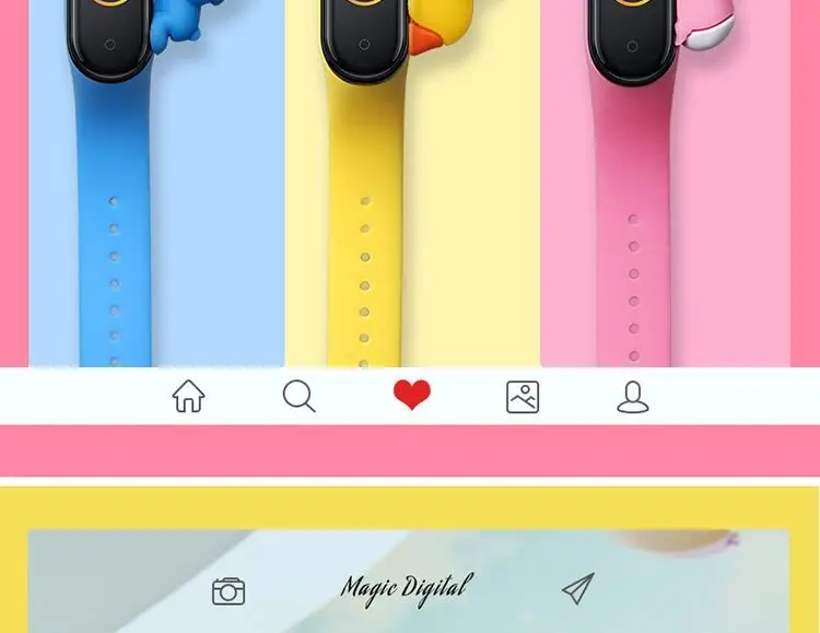 Милый mi band 4 ремешок сменный силиконовый mi 4 band ремни игрушка my band 3 ремешок для xiaomi mi band 3/4 аксессуары для браслетов