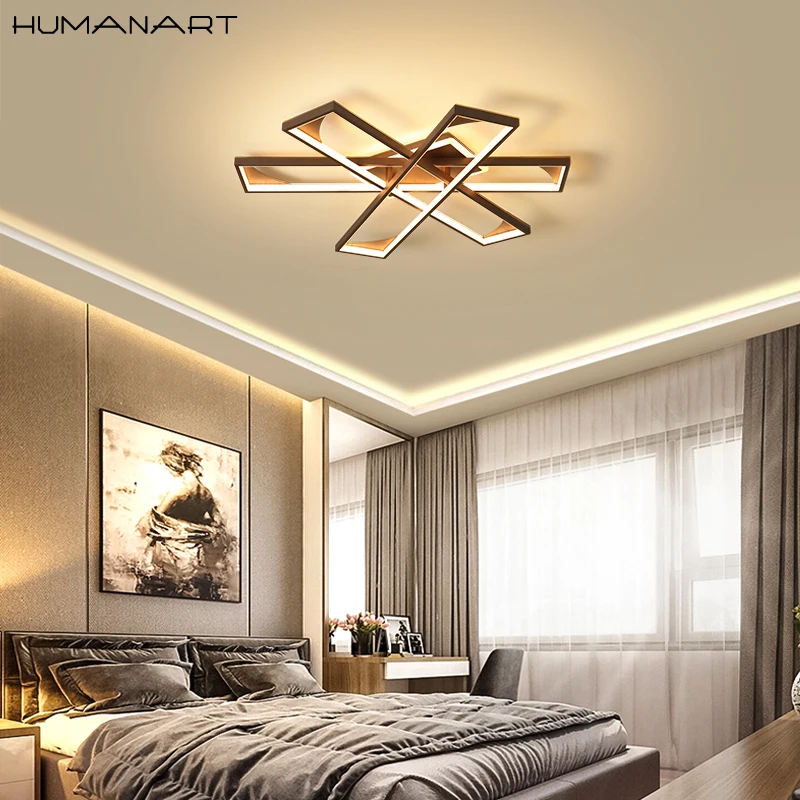 Новая современная светодиодная потолочная люстра для гостиной спальни кабинета