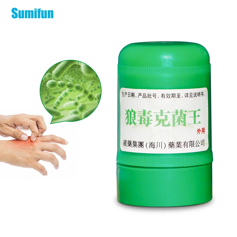 

1Pcs 12g Wolf Venom Antibacterial Ointment Herbal Cream Eczema Psoriasis Dermatitis Treatment Skin Anti Itching Medical Plaster