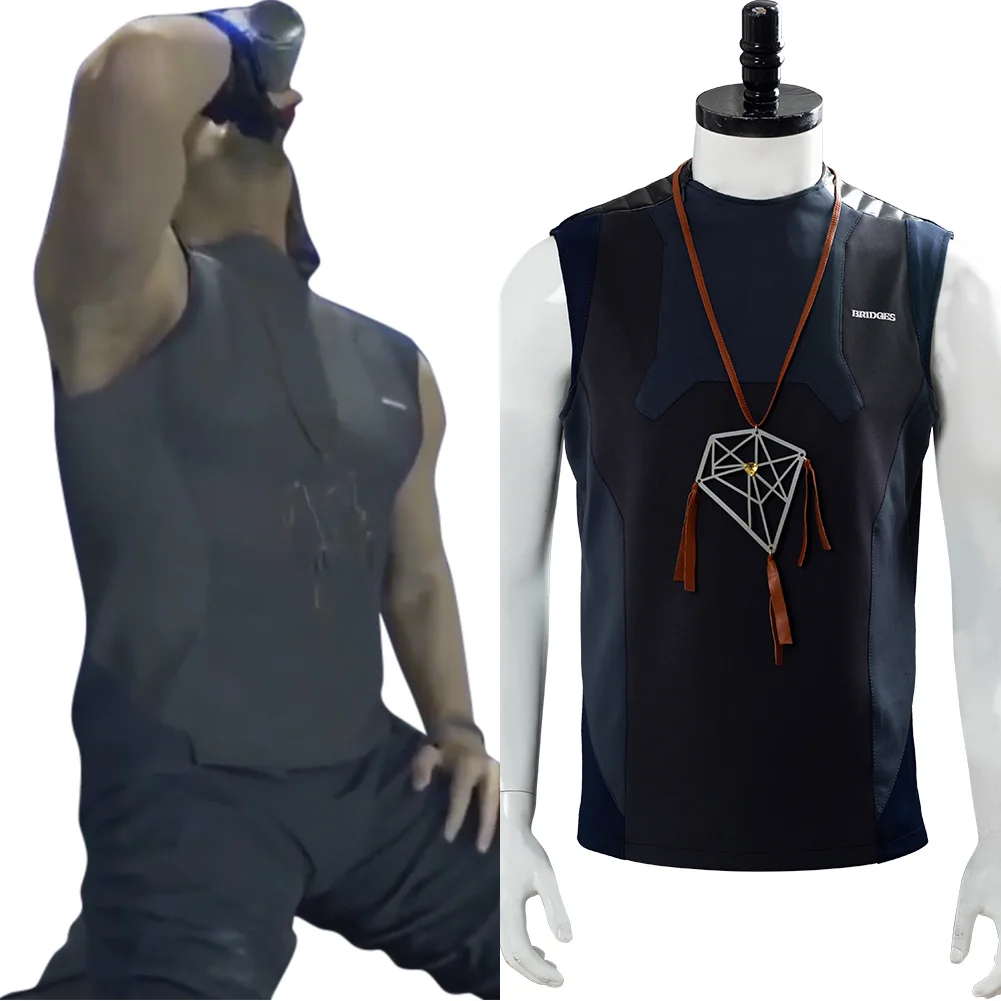 

Костюм для косплея смерти Сэм Портер мост Униформа жилет ожерелье Хэллоуин карнавальный костюм