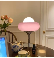 italian egg tart table lamp medieval design style living room bedroom glass table lamp desk lamp e27