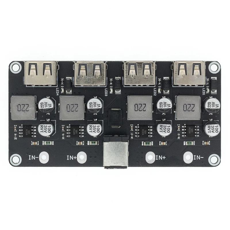 10 шт. USB конвертер QC3.0 QC2.0 понижающий модуль зарядки 6 32 В 9 12 для быстрой печатная