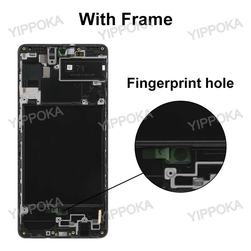 Pantalla LCD Original para Samsung Galaxy A71, reemplazo de digitalizador de pantalla t&aacute;ctil, SM-A715F/DSN SM-A715F/DS, para Samsung A715-3