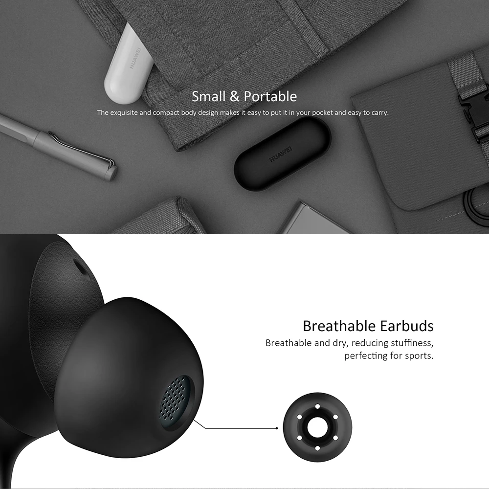 HUAWEI FreeBuds Lite/Enjoy беспроводные наушники стерео наушники водонепроницаемые IP54 наушники голосовое Сенсорное управление Bluetooth наушники