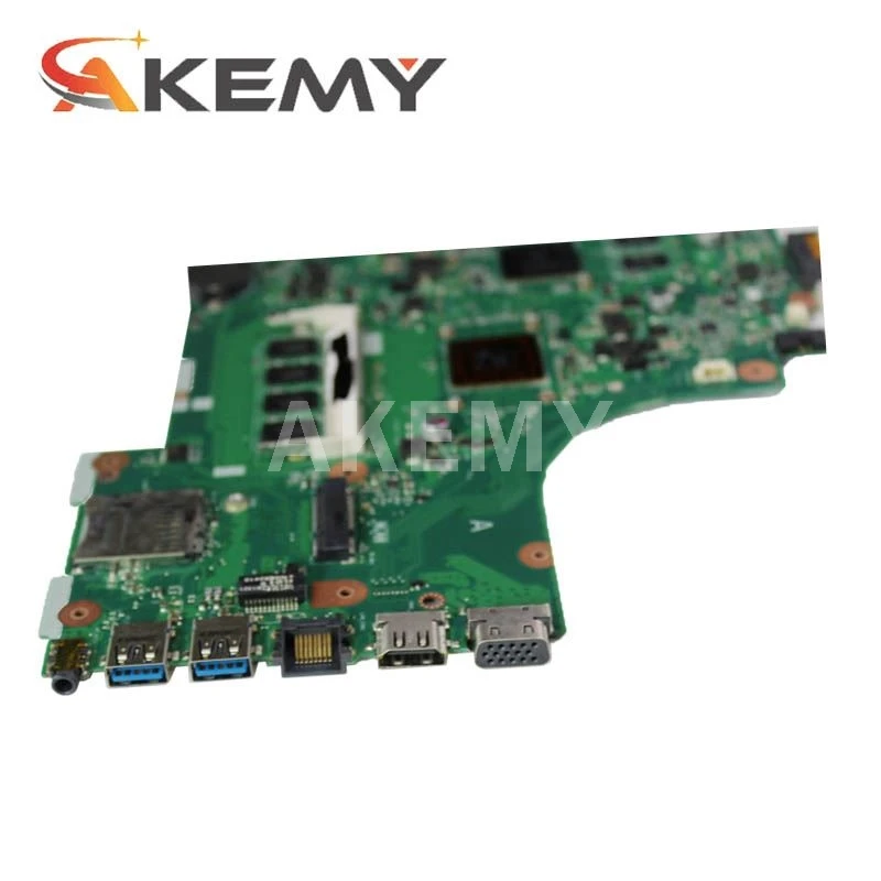 

Akemy X450EP MAIN_BD._ E1-2100 2G-RAM V1G-GPU laptop motherboard For Asus X450EP X450E X452E mainboard