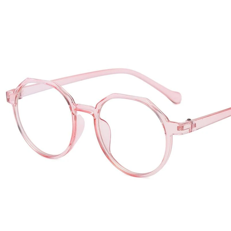 Retro Round Optics Eyeglasses Women Men Fashion Clear Mirror Myopia Lens Nearsighted Glasses 0-0.5-1.0-1.5 To-6.0