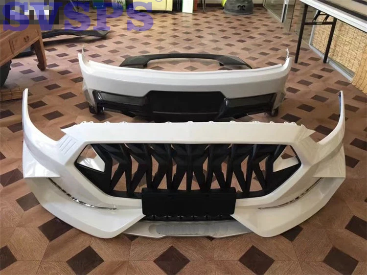 Высококачественный комплект кузова автомобиля FRP Неокрашенный передний бампер
