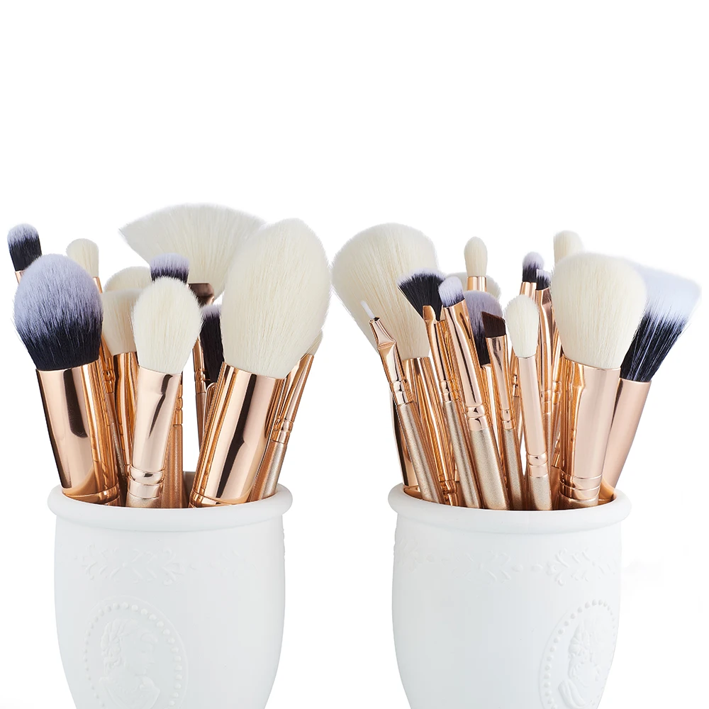 Jessup набор кистей для макияжа из сверхтонкого волокна пудра тени век консилер