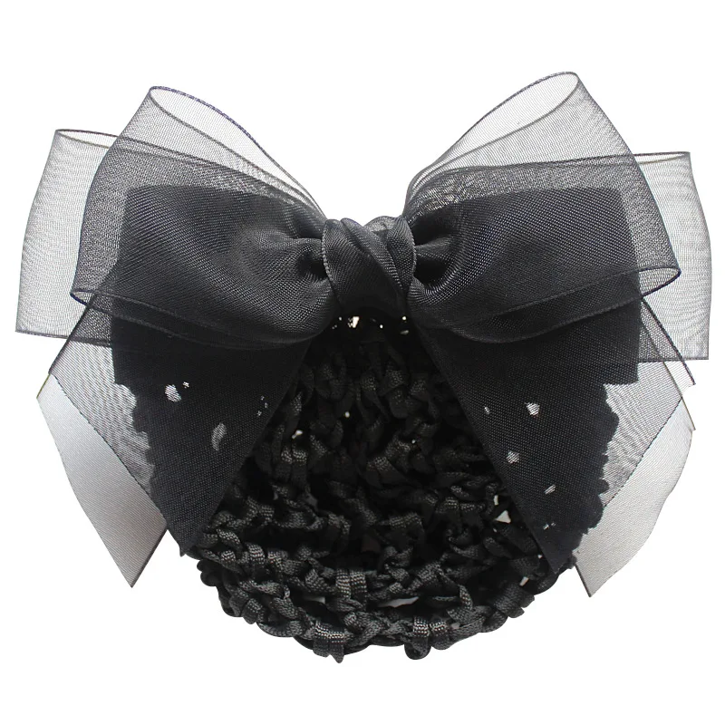 Тканевая пряжа для взрослых профессиональная заколка волос Сетчатая Сумка брошь