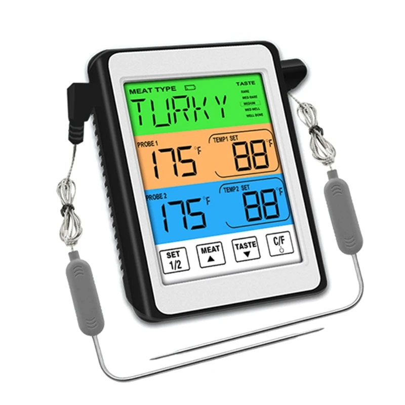 

4mm Waterproof Thermometer, Hybrid Probe Replacement for Digital Cooking Food Meat Thermometer