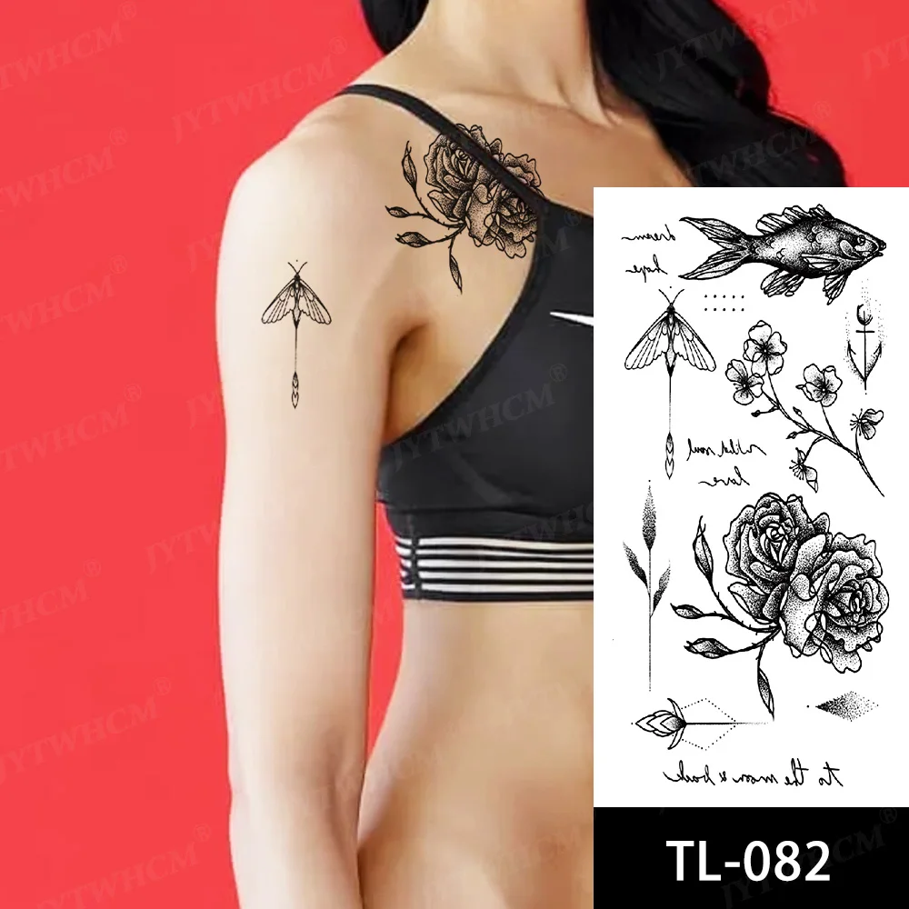 Водостойкие временные тату-наклейки ювелирные изделия поддельные татуировки