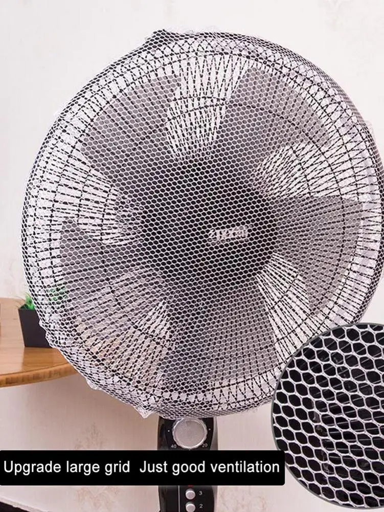 

Electric Fan Cover Mesh Fan Protection Dust Cover Washable Protective Net Summer Fan Safety Nets For Bedroom Living Room