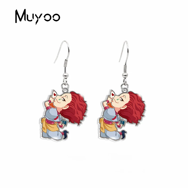 Висячие серьги из акриловой смолы в стиле аниме HunterXHunter GON FREECSS Killua Zoldyck Kurapika Leorio