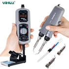 Пинцет YIHUA 938D, мини-паяльная станция 110 220 В, штекеры, портативные Горячие пинцеты для BGA SMD, Ремонтный пинцет, Железный инструмент термопинцет