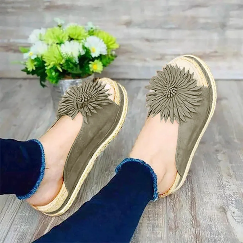 

Women Slippers Summer Flower Platform Slides Ladies Casual Shoes Women Wedges Female Beach Slipper Anti-slip slide on