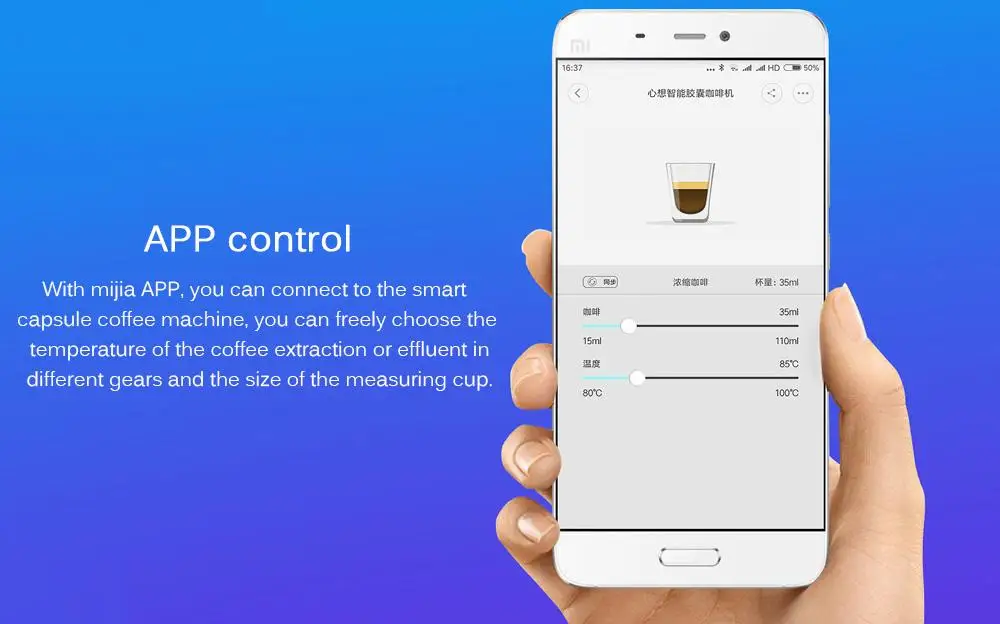 

Smart Coffee Machine Dual Coffee Mode Electric Water Kettle Dispenser Coffee Maker Mijia APP Control