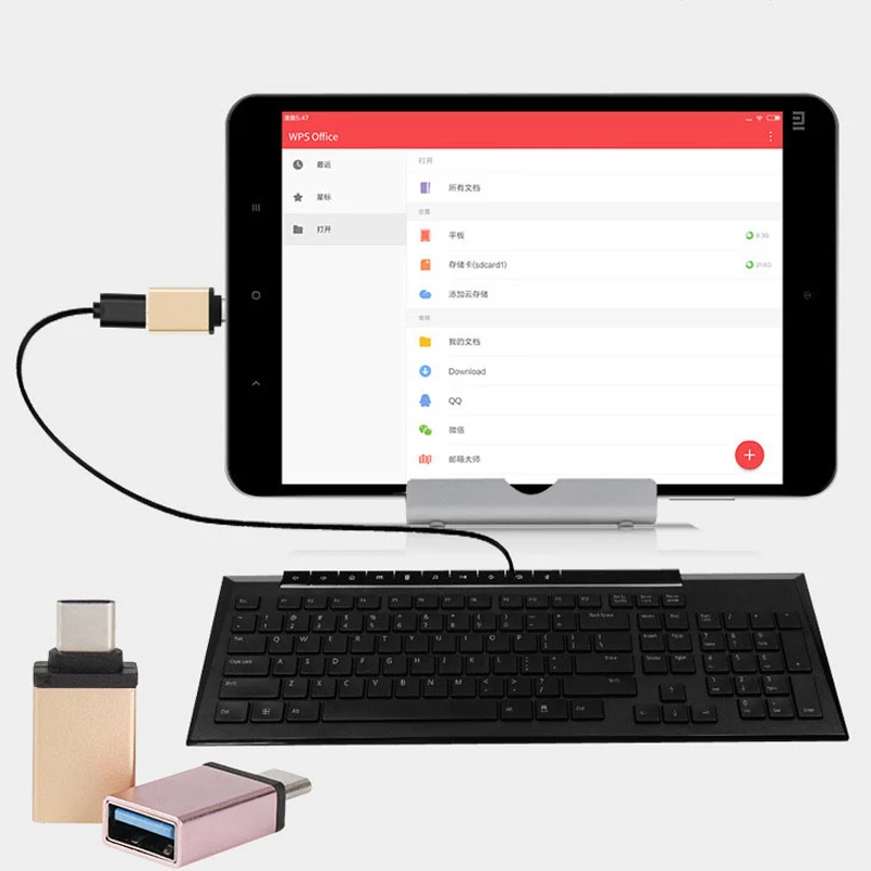 Мини адаптер OTG с портом USB Type C и разъемом C|USB-хабы| |