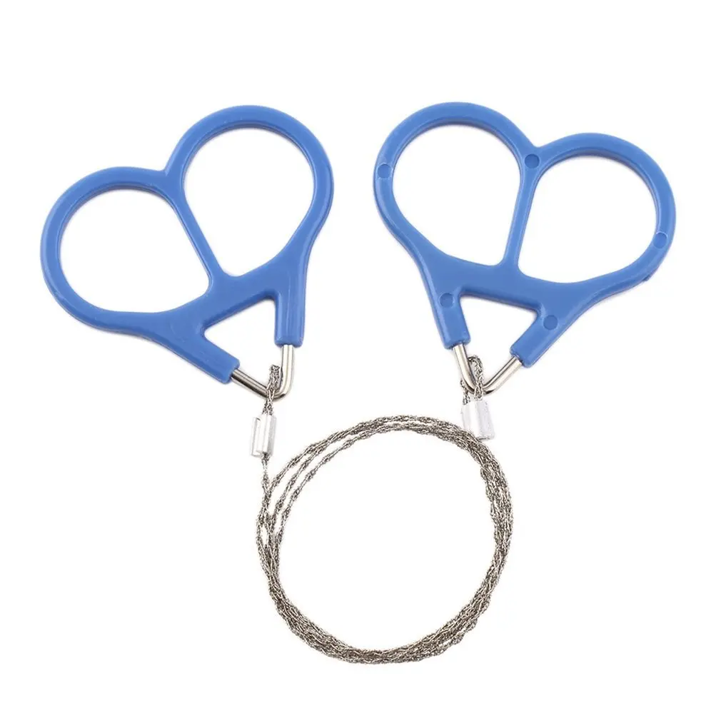 1 шт. или 2 высокопрочная портативная стальная пила проволока для кемпинга охоты